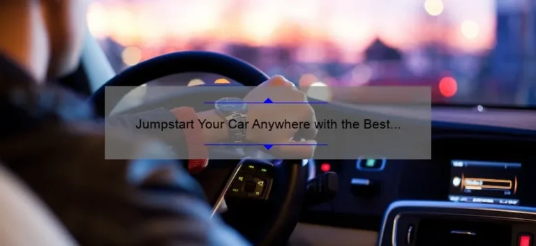 Jumpstart Your Car Anywhere with the Best ARB Jump Starter – Buy Online Now!