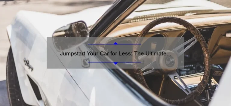 Jumpstart Your Car for Less: The Ultimate Guide to Super Cheap Jump Starters Jumpstart Your Car for Less: The Ultimate Guide to Super Cheap Jump Starters