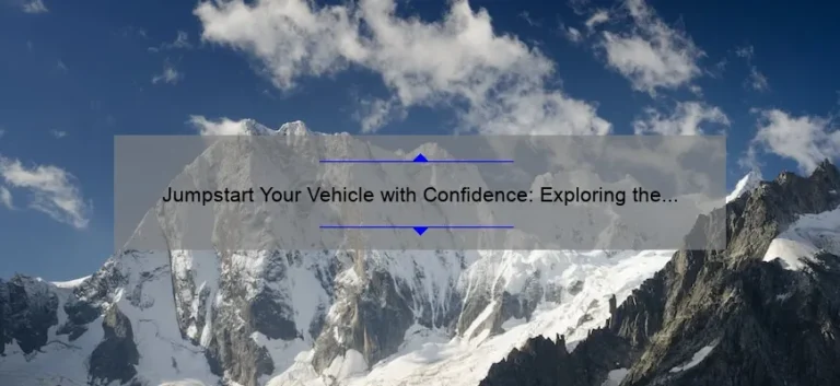 Jumpstart Your Vehicle with Confidence: Exploring the Benefits of a 1500 Peak Amp Jump Starter Jumpstart Your Vehicle with Confidence: Exploring the Benefits of a 1500 Peak Amp Jump Starter