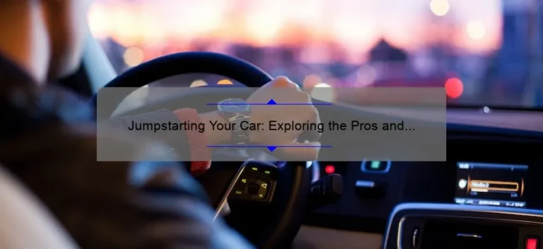 Jumpstarting Your Car: Exploring the Pros and Cons of Lithium Jump Starters Jumpstarting Your Car: Exploring the Pros and Cons of Lithium Jump Starters