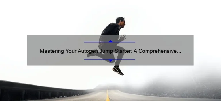 Mastering Your Autogen Jump Starter: A Comprehensive Manual Guide Mastering Your Autogen Jump Starter: A Comprehensive Manual Guide