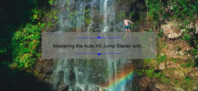 Mastering the Auto XS Jump Starter with Air Compressor: A Comprehensive Manual