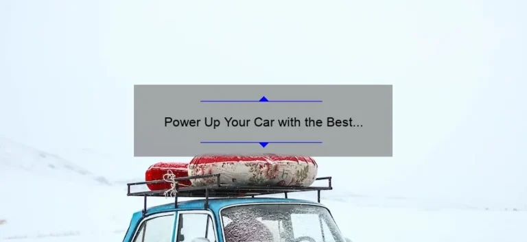 Power Up Your Car with the Best AC Adapter for Your Jump Starter Power Up Your Car with the Best AC Adapter for Your Jump Starter