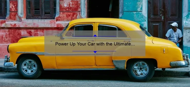 Power Up Your Car with the Ultimate 18000mAh Jump Starter