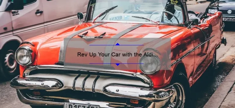 Rev Up Your Car with the Aldi Auto XS Jump Starter and Air Compressor Rev Up Your Car with the Aldi Auto XS Jump Starter and Air Compressor
