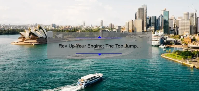 Rev Up Your Engine: The Top Jump Starters in Australia