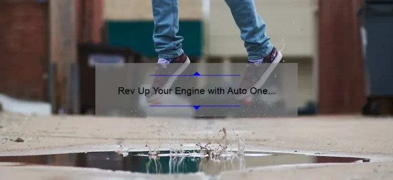 Rev Up Your Engine with Auto One Jump Starter: The Ultimate Solution for Dead Batteries