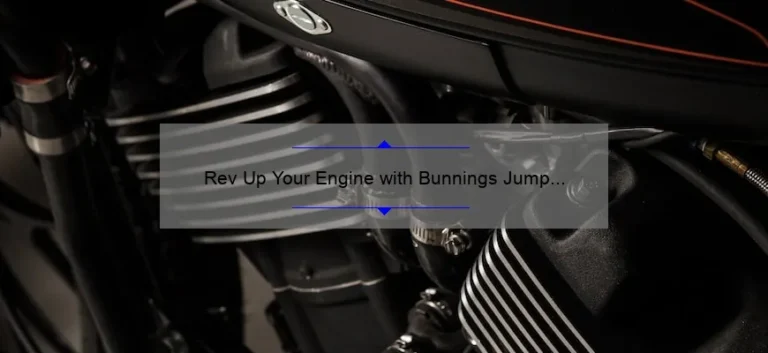 Rev Up Your Engine with Bunnings Jump Starter: A Comprehensive Guide Rev Up Your Engine with Bunnings Jump Starter: A Comprehensive Guide