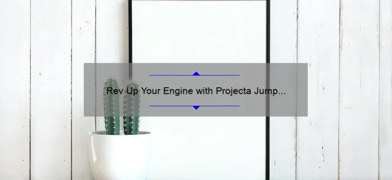 Rev Up Your Engine with Projecta Jump Starter from Repco Rev Up Your Engine with Projecta Jump Starter from Repco