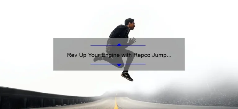Rev Up Your Engine with Repco Jump Starter: A Comprehensive Guide