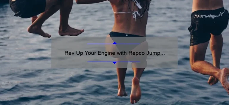 Rev Up Your Engine with Repco Jump Starters: A Comprehensive Guide Rev Up Your Engine with Repco Jump Starters: A Comprehensive Guide