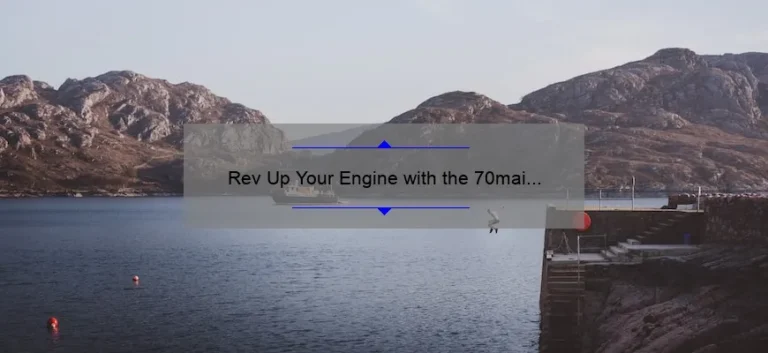 Rev Up Your Engine with the 70mai Jump Starter: A Comprehensive Review