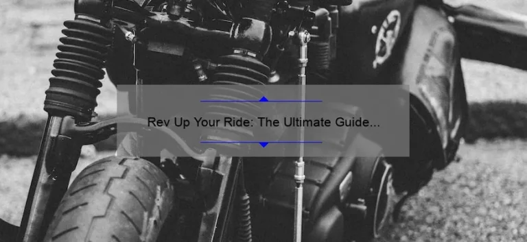 Rev Up Your Ride: The Ultimate Guide to Choosing the Best Motorcycle Jump Starter