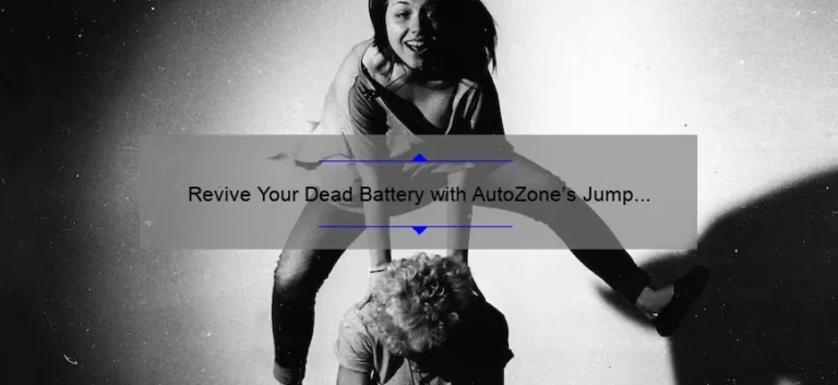 Revive Your Dead Battery with AutoZone’s Jump Starter: A Comprehensive Guide Revive Your Dead Battery with AutoZone’s Jump Starter: A Comprehensive Guide
