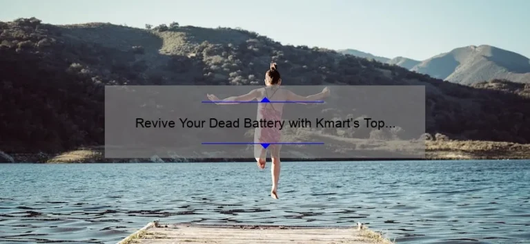 Revive Your Dead Battery with Kmart’s Top Battery Jump Starters Revive Your Dead Battery with Kmart’s Top Battery Jump Starters