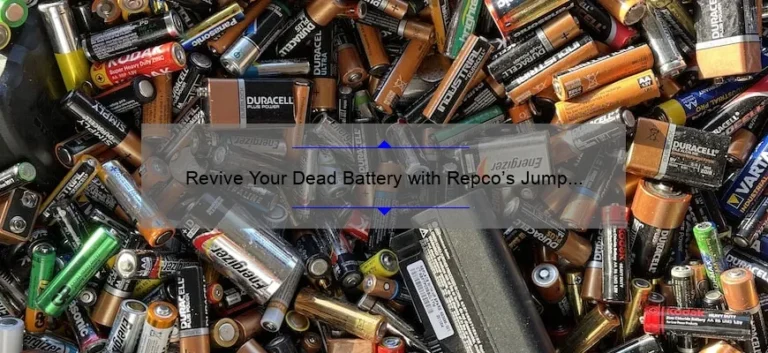 Revive Your Dead Battery with Repco’s Jump Starter Pack Revive Your Dead Battery with Repco’s Jump Starter Pack