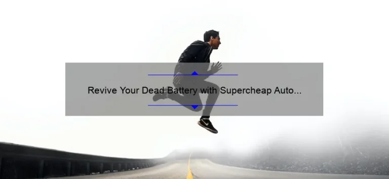 Revive Your Dead Battery with Supercheap Auto Jump Starter: A Comprehensive Review Revive Your Dead Battery with Supercheap Auto Jump Starter: A Comprehensive Review