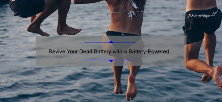 Revive Your Dead Battery with a Battery-Powered Jump Starter: A Comprehensive Guide Revive Your Dead Battery with a Battery-Powered Jump Starter: A Comprehensive Guide