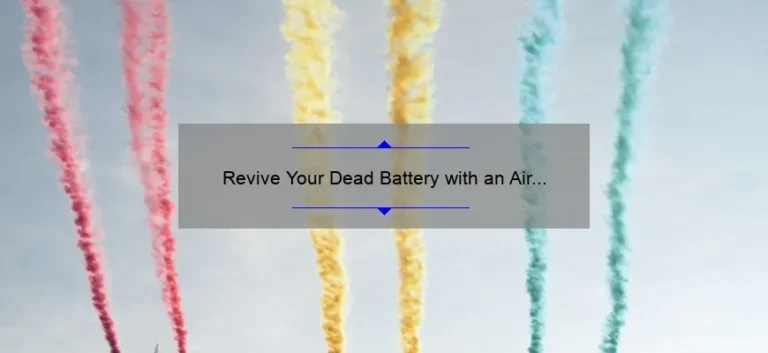 Revive Your Dead Battery with an Air Compressor Battery Jump Starter Revive Your Dead Battery with an Air Compressor Battery Jump Starter