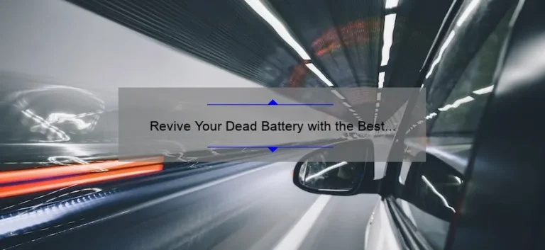 Revive Your Dead Battery with the Best 12V Car Jump Starter