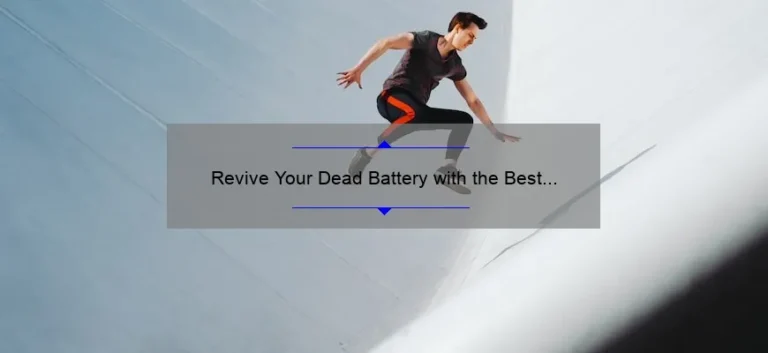 Revive Your Dead Battery with the Best 12V Emergency Jump Starter Revive Your Dead Battery with the Best 12V Emergency Jump Starter
