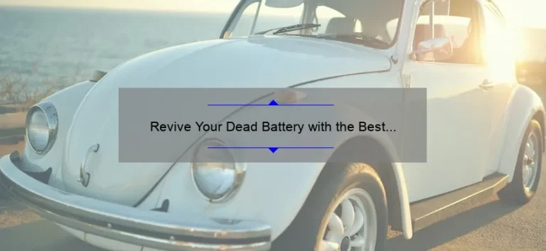 Revive Your Dead Battery with the Best Car Jump Starter Kit