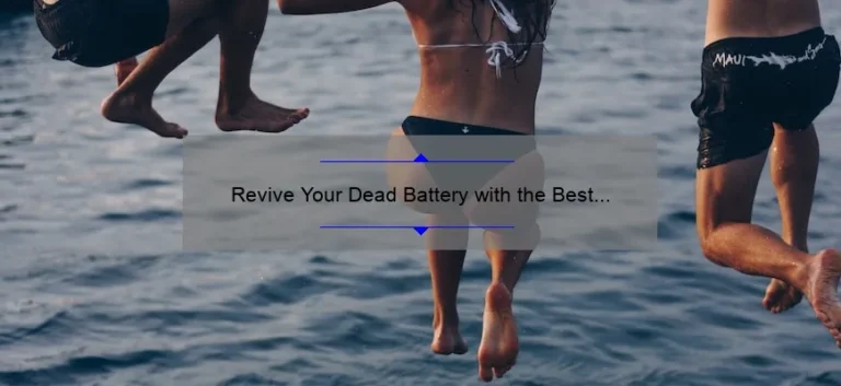 Revive Your Dead Battery with the Best Jump Starter Chargers