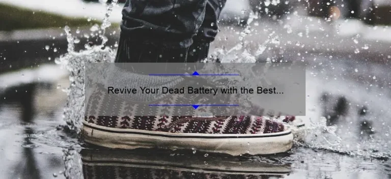 Revive Your Dead Battery with the Best Replacement Charger for SCA Jump Starter Revive Your Dead Battery with the Best Replacement Charger for SCA Jump Starter