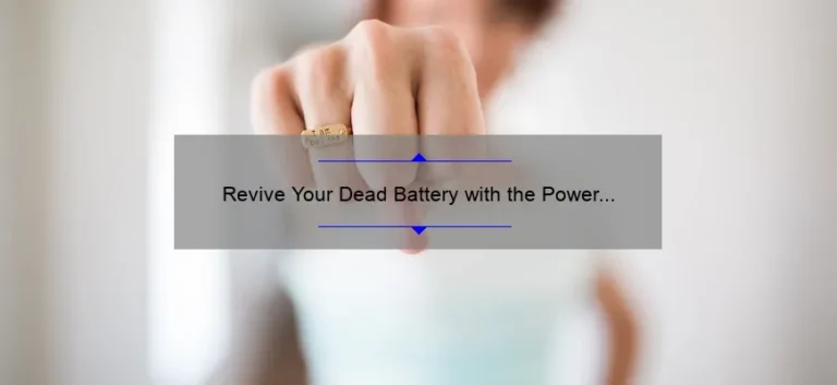 Revive Your Dead Battery with the Power of a 2000 Amp Jump Starter Revive Your Dead Battery with the Power of a 2000 Amp Jump Starter