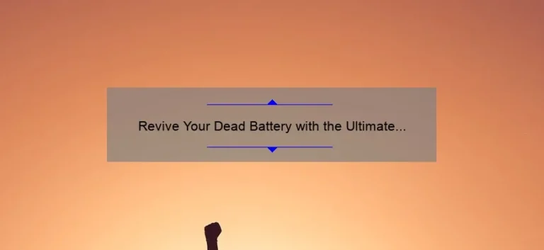 Revive Your Dead Battery with the Ultimate Jump Starter Power Pack