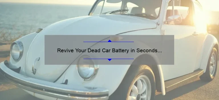 Revive Your Dead Car Battery in Seconds with Autowit Supercapacitor Car Jump Starter