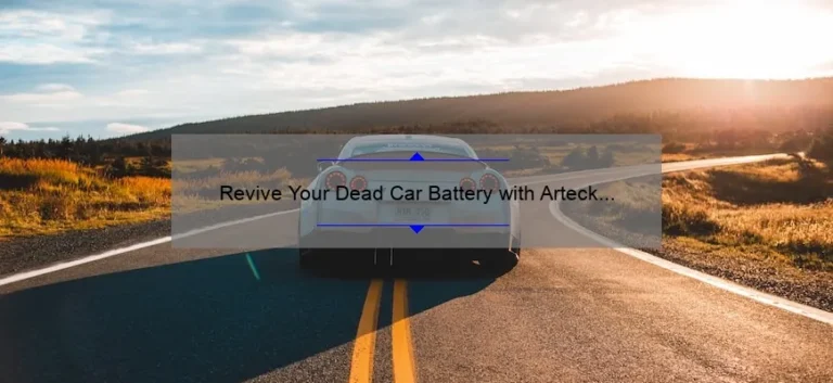 Revive Your Dead Car Battery with Arteck Car Jump Starter 8000mAh