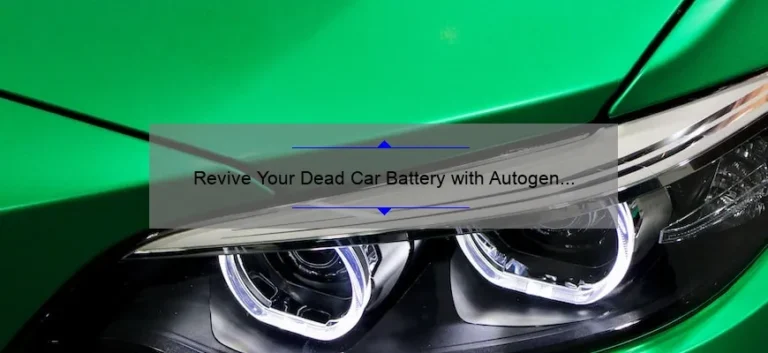Revive Your Dead Car Battery with Autogen 3000A Jump Starter: A Comprehensive Review