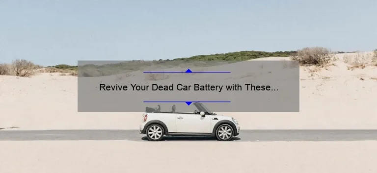 Revive Your Dead Car Battery with These Top Battery Packs for Jump Starters