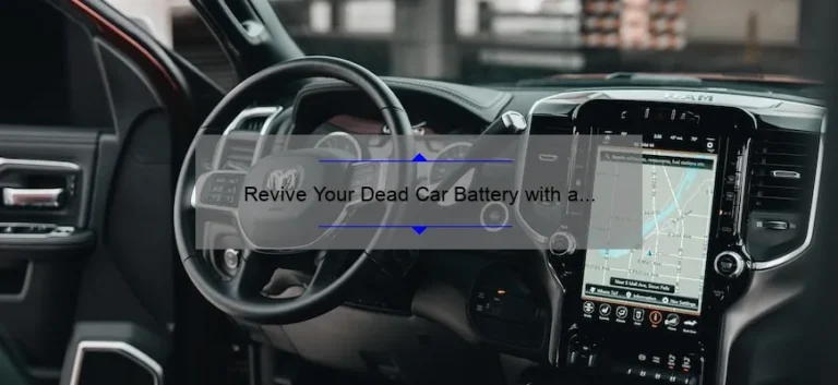 Revive Your Dead Car Battery with a Battery-Less Jump Starter: The Ultimate Solution!