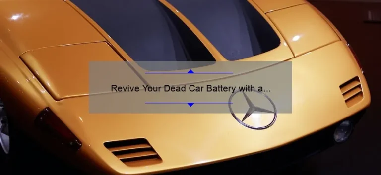 Revive Your Dead Car Battery with a Lithium Battery Jump Starter