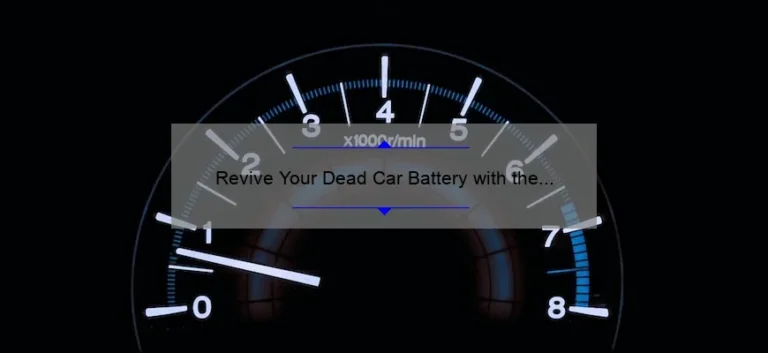 Revive Your Dead Car Battery with the Powerful 18000mAh Jump Starter Revive Your Dead Car Battery with the Powerful 18000mAh Jump Starter