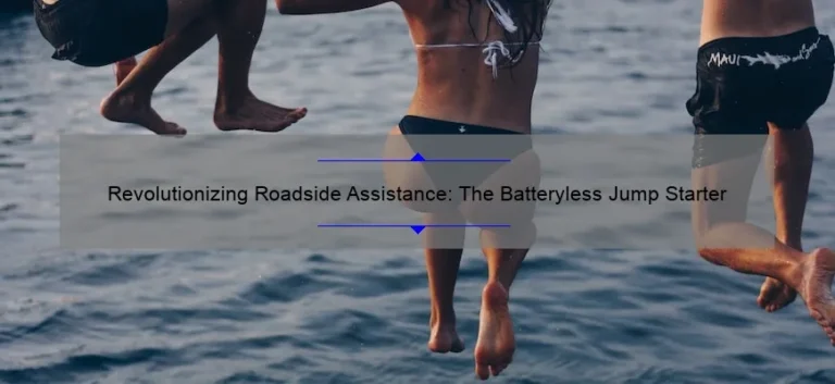 Revolutionizing Roadside Assistance: The Batteryless Jump Starter Revolutionizing Roadside Assistance: The Batteryless Jump Starter