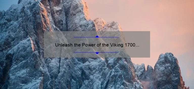 Unleash the Power of the Viking 1700 Peak Amp Portable Jump Starter and Power Pack
