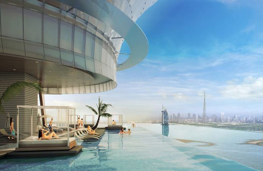 Swim On Top of the City @hustlersbangkok / Pinterest.com